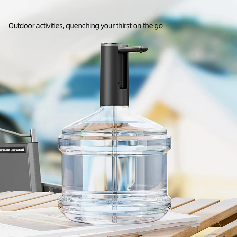 مضخة توزيع المياه المحمولة مضخة توزيع المياه الكهربائية تصميم متكامل قابل للطي مع مؤقت 4 سرعات مضخة مياه شحن USB