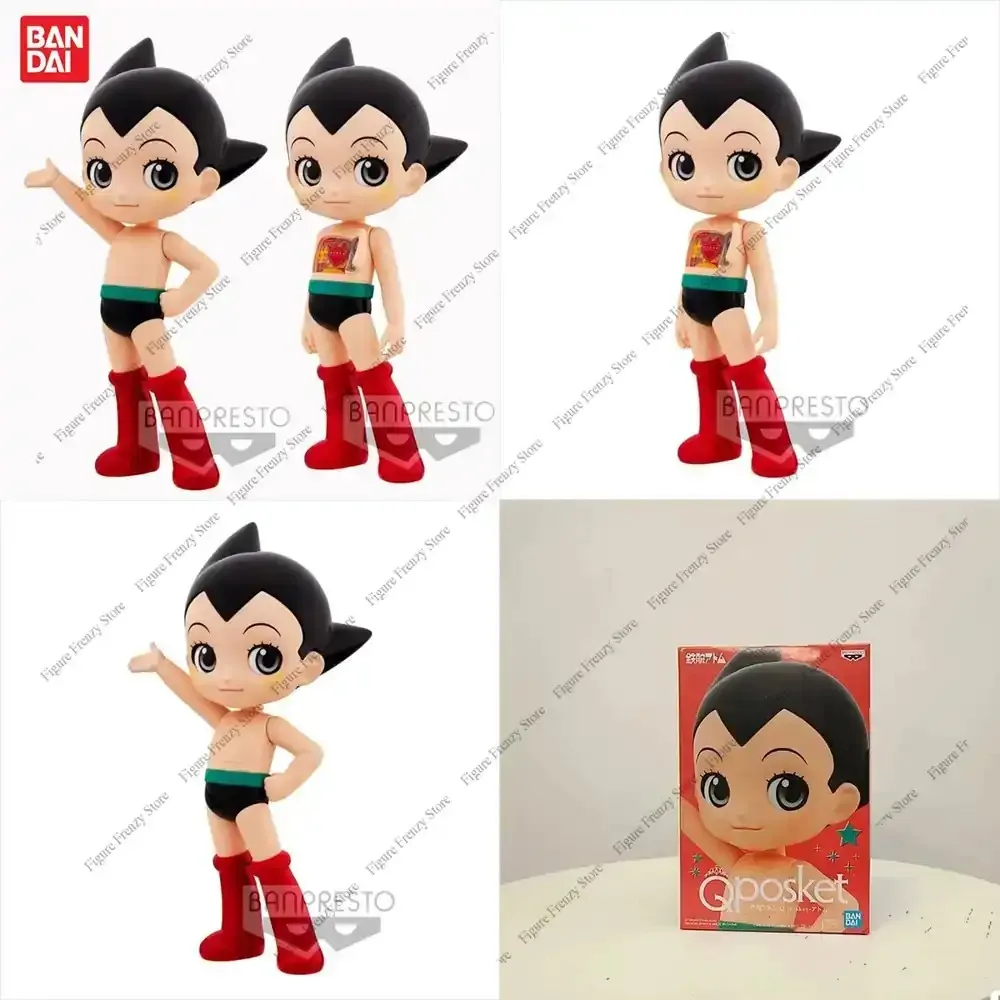 Oferta Especial, Figuras de Acción de PVC de Banpresto Mighty Atom Q Posket Astroboy, Muñecos Coleccionables de Anime, Juguetes para Regalo de Navidad