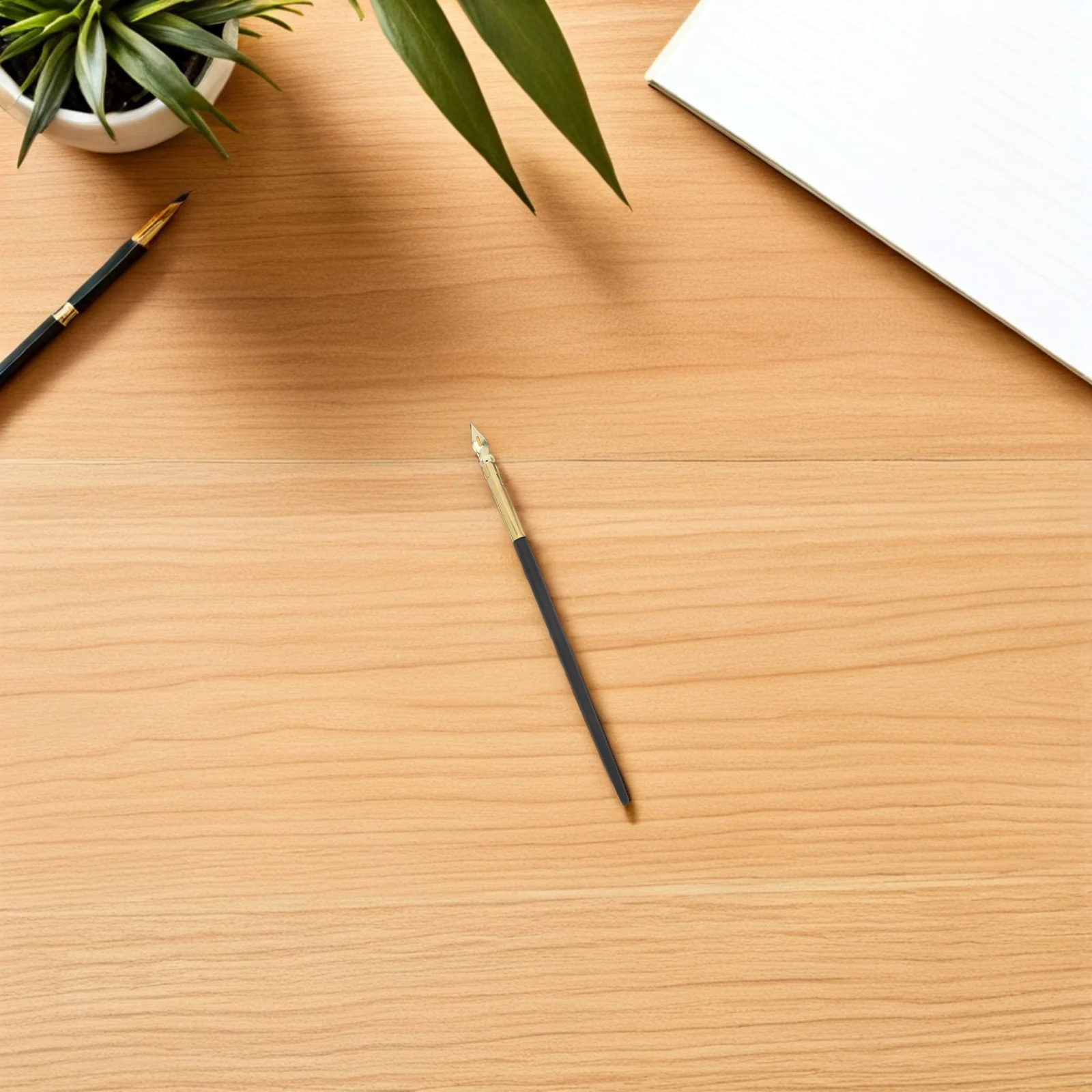 Conjunto de canetas de caligrafia com pontas de metal, 6 peças, ferramenta de escrita de desenho de grau profissional para esboço de arte chinesa