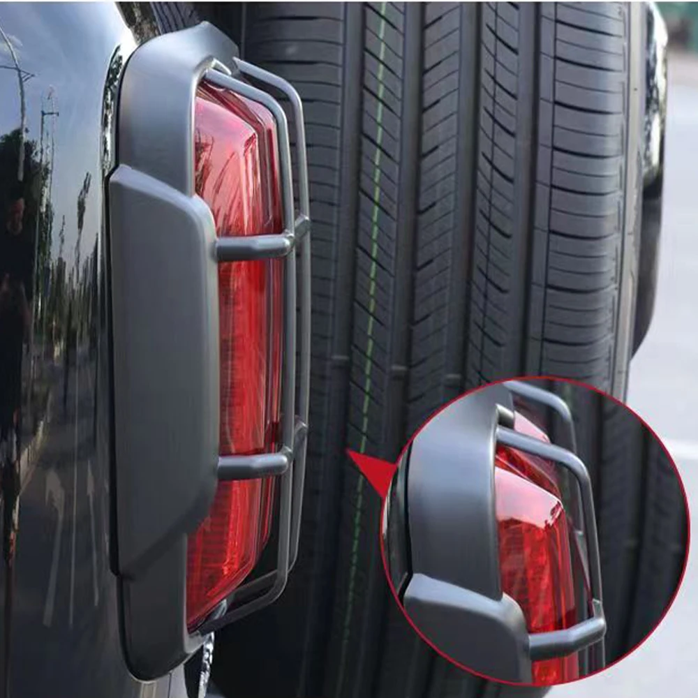 Car Front Tail Light Frame Protective Cover ABS Sticker Auto Accessories For Great Wall Tank 300 2022 2023