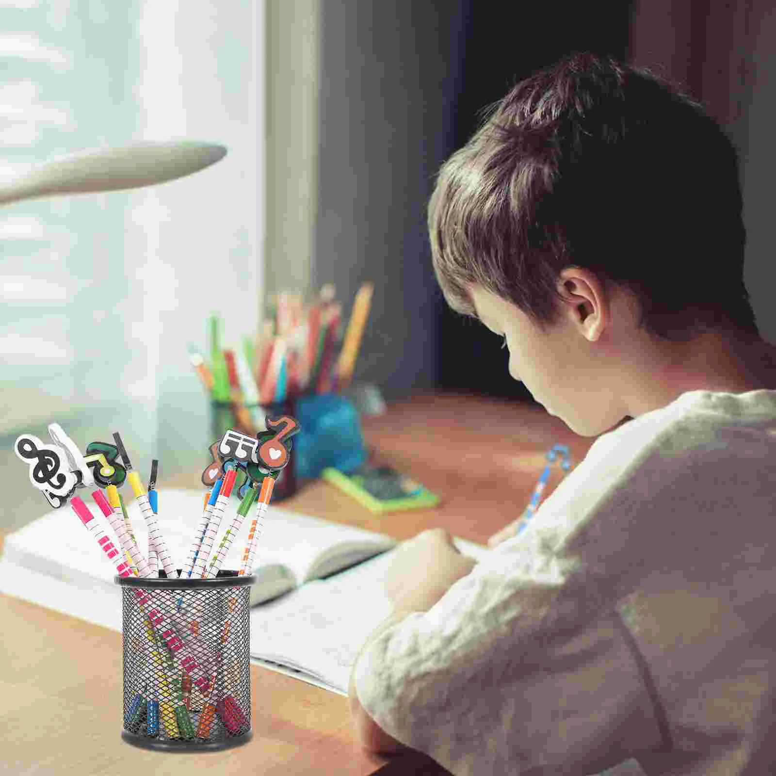 12 قطعة قلم رصاص تدوين الموسيقى ملاحظة أقلام رصاص خشبية هدية للفنانين هدايا شخصية للطلاب