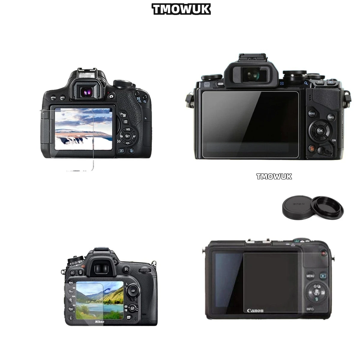 

Tempered Glass For Canon EOSRP M6II M6 M50 M100 Screen Protector 9H Hardness HD Clear Anti-Scratch LCD Film