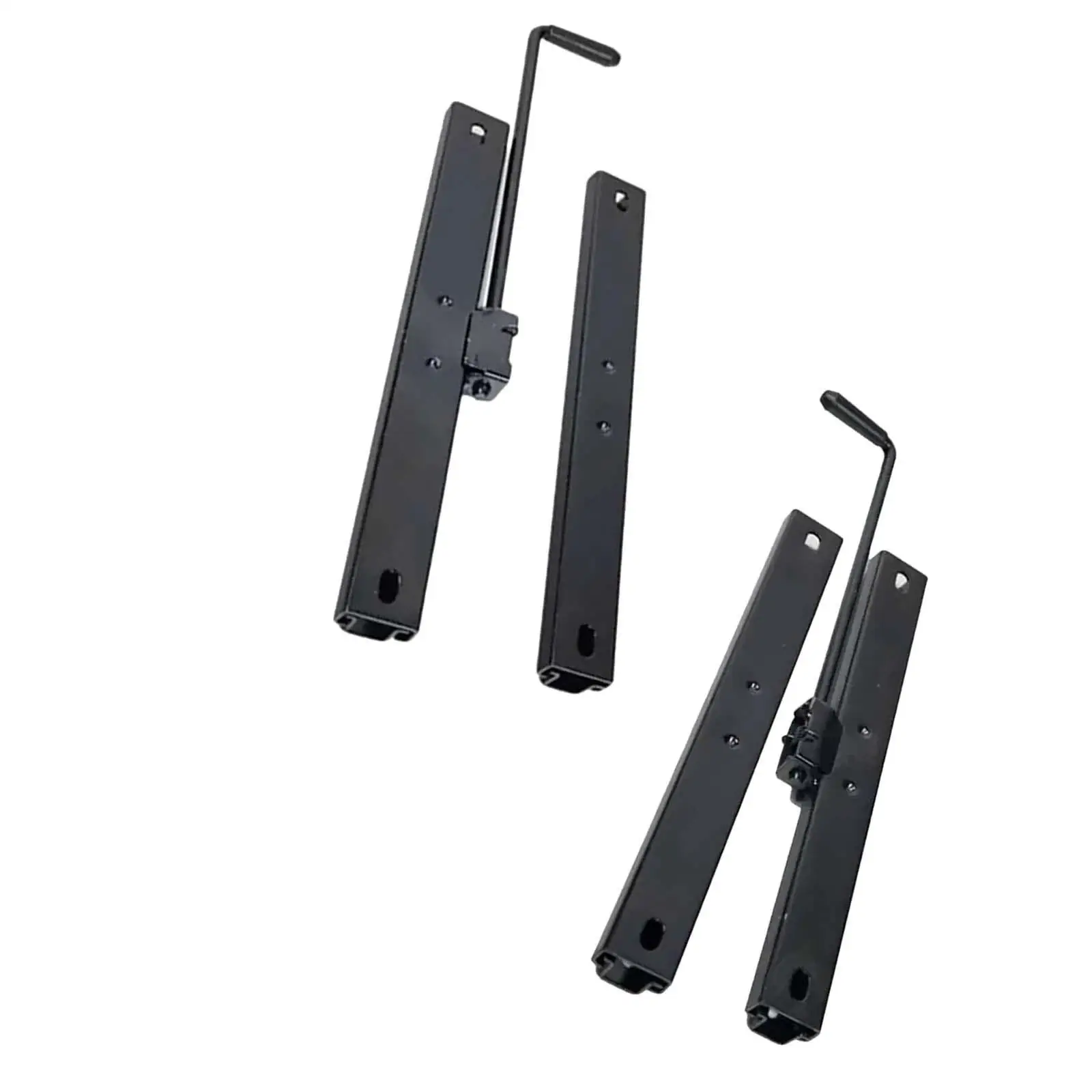 Strong Adjustable Vehicle Seat Slide Rails Comfortable Handle Parts Replacement Kit for Universal Auto Seats