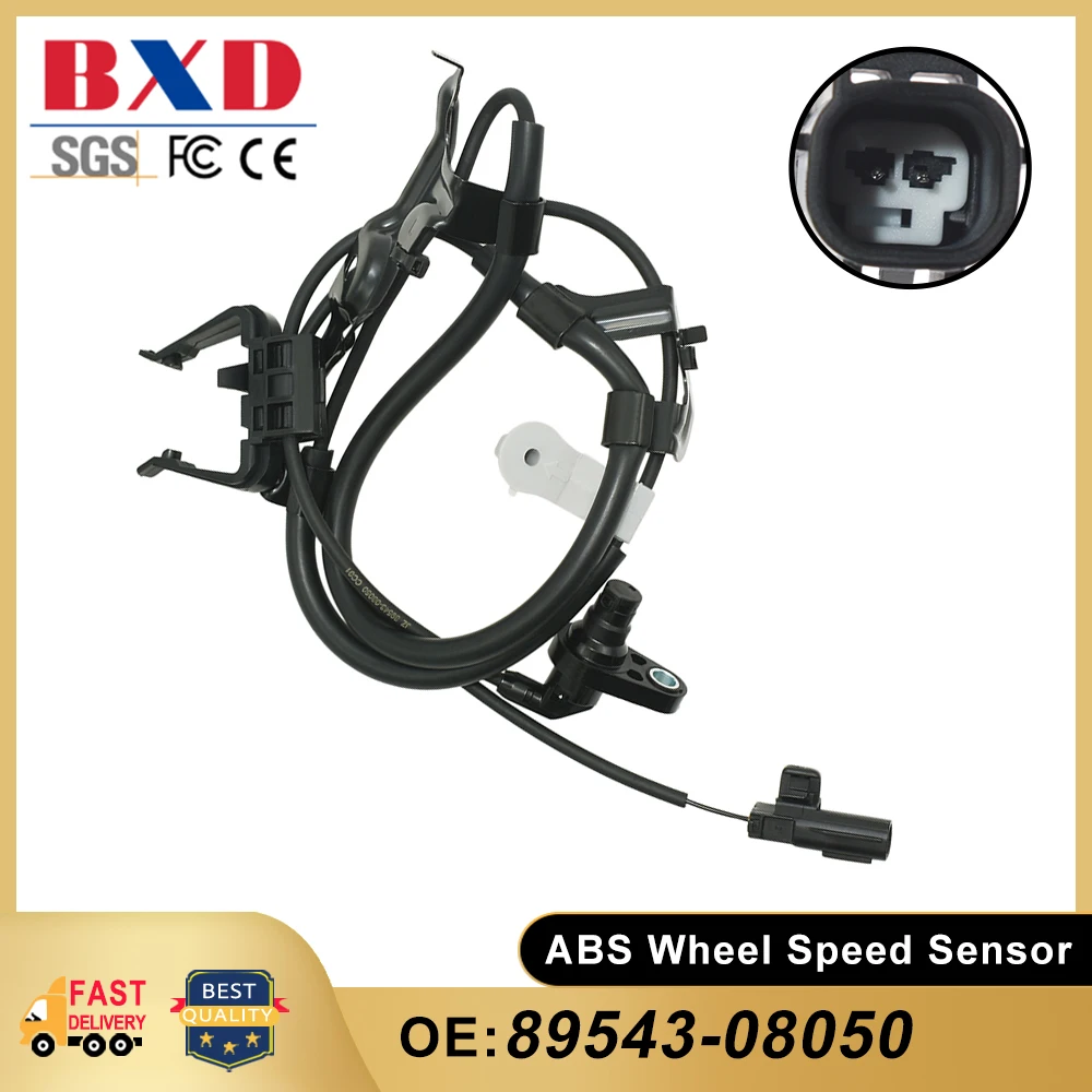 Front Left ABS Wheel Speed Sensor 89543-08050 89543 08050 for 2011-2020 Toyota Sienna 2.7L-L4 3.5L-V6 AWD FWD  8954308050