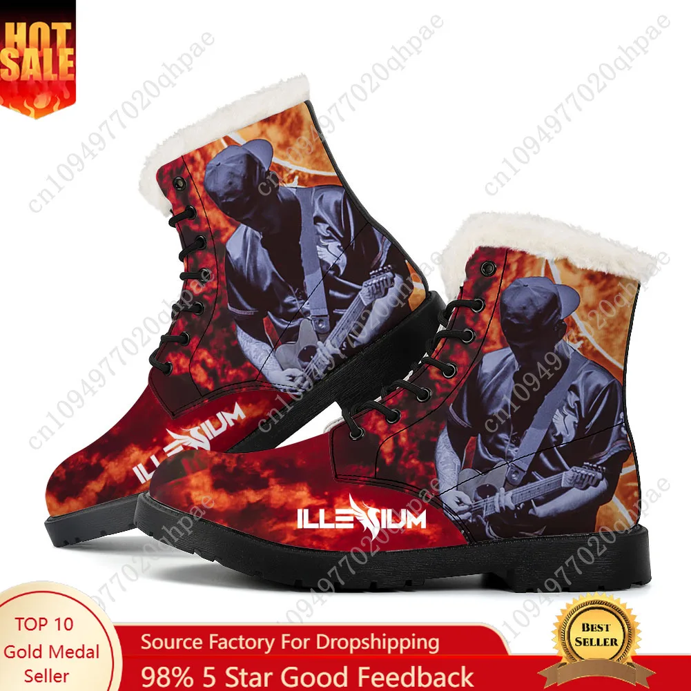 

Иллюзионные плюшевые ботинки, мужская и женская подростковая обувь, повседневные ботинки, уличная легкая обувь высокого качества с принтом пары по запросу, обувь по индивидуальному заказу