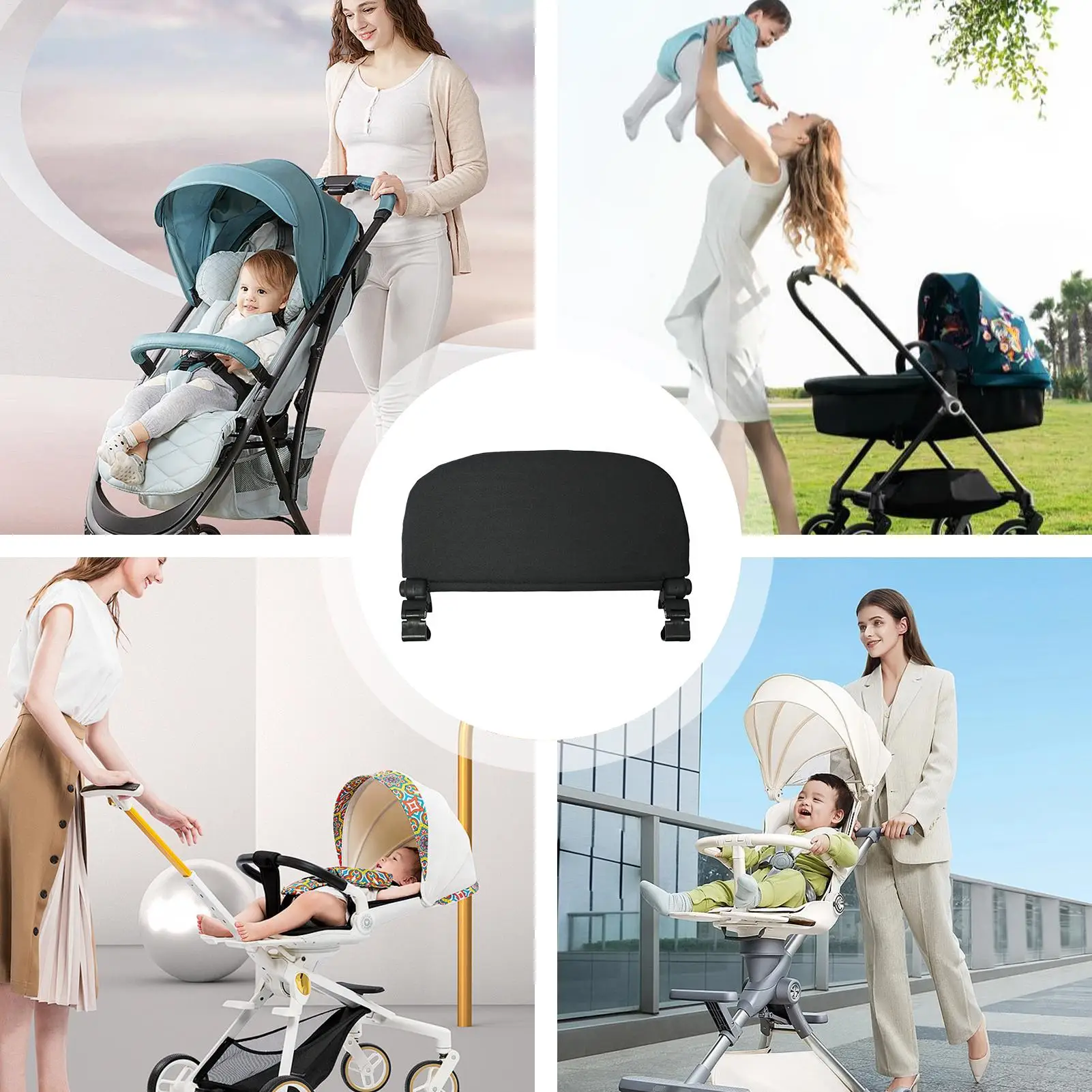 

30cm Stroller Extended Footrest Baby Pushchair Foot Leg Rest Ergonomic Versatile Footstool Support Accessories