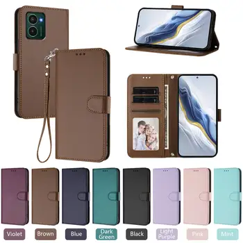 Kožené pouzdro s magnetickými kartami a flipovým krytem pro Nokia HMD Skyline Fuison Pulse Plus Pro X30 G22 G21 G20 G11 G10 C32 C30 C22 C20 10 nejlepší prodej Černý kryt pro Nokii G10 - №5