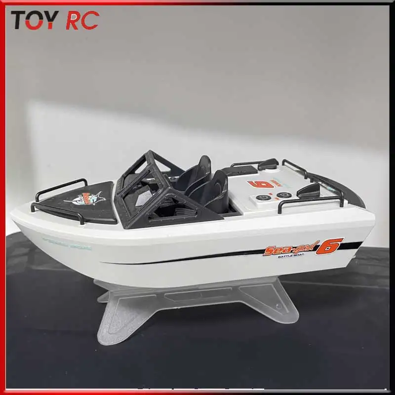 جديد 2.4 جرام قارب يتم التحكم فيه عن بعد بدون فرش توربوجيت عالي السرعة قارب سريع 693 كارت نموذج تجديف المياه الكهربائية #3
