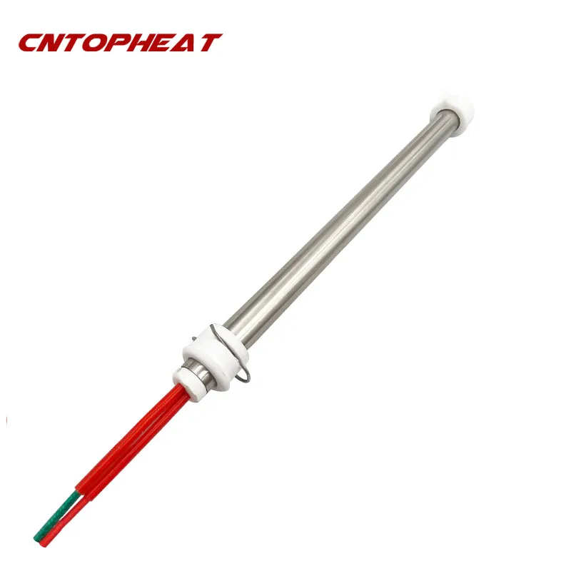 220V Electric Heating Element 500W Smokeless Heating Rod High Temperature Ceramic Cartridge Heater for BBQ/Furnace/Stove