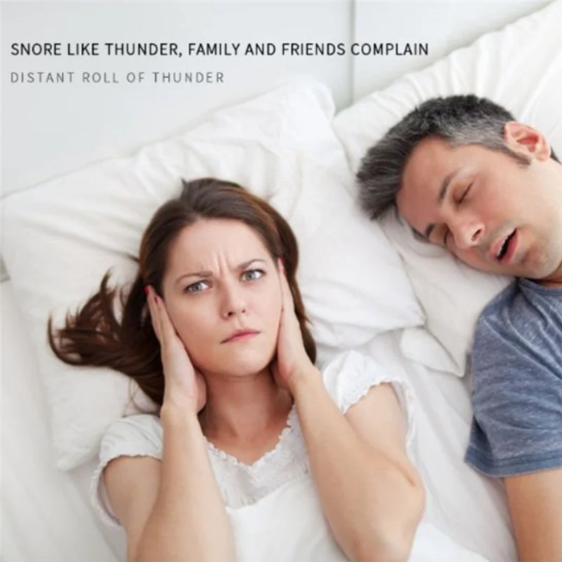 AB45 Electric Snore Stopper Silicone Nasal Respirator Snore Oral Appliance Sleepping Ventilator Assisted Sleep