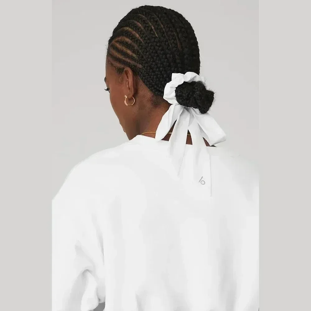 AIo – chouchou avec nœuds d'amour, 2 pièces, ruban à nœud, pince à cheveux Simple, solide, épingle à cheveux rétro, bandeau avec Clips, accessoires pour cheveux pour filles