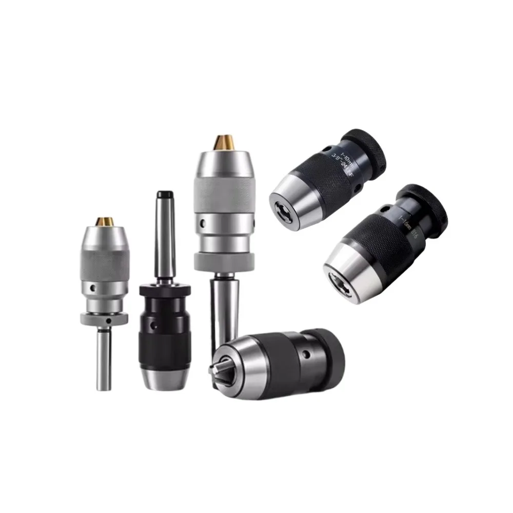 Morse Drill Chuck Self-Tightening CNC Drill Machine Lathe MT1 MT2 MT3 MT4 MT5 R8 C10 C12 C16 C20 B10 B12 B16 B18 B22