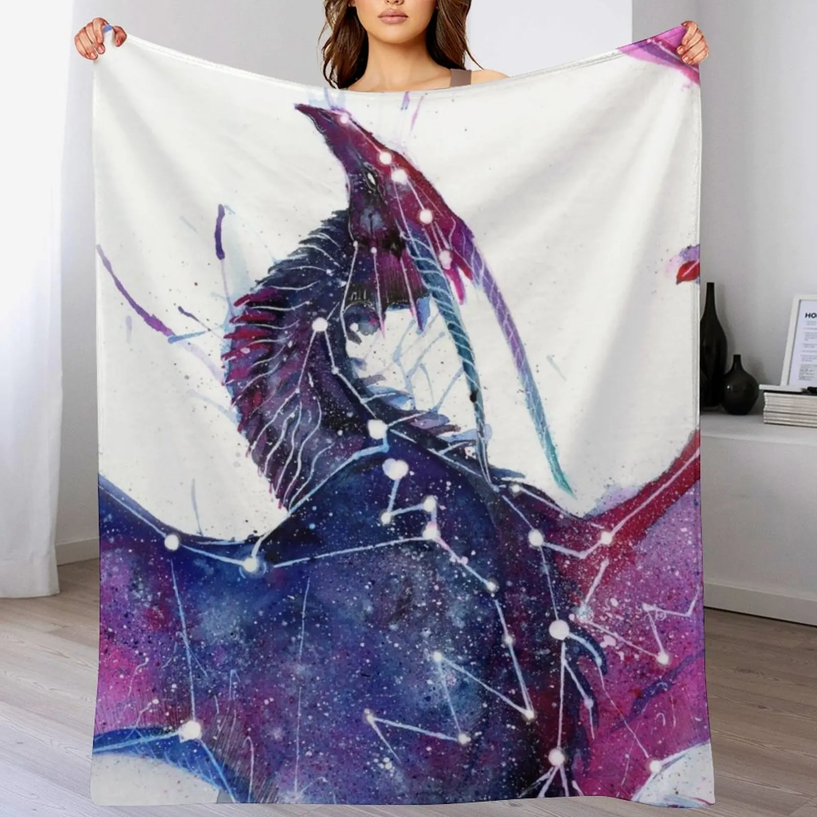 

Galaxy Dragon Throw Blanket Year Round Soft Comfortable Blanket for Home