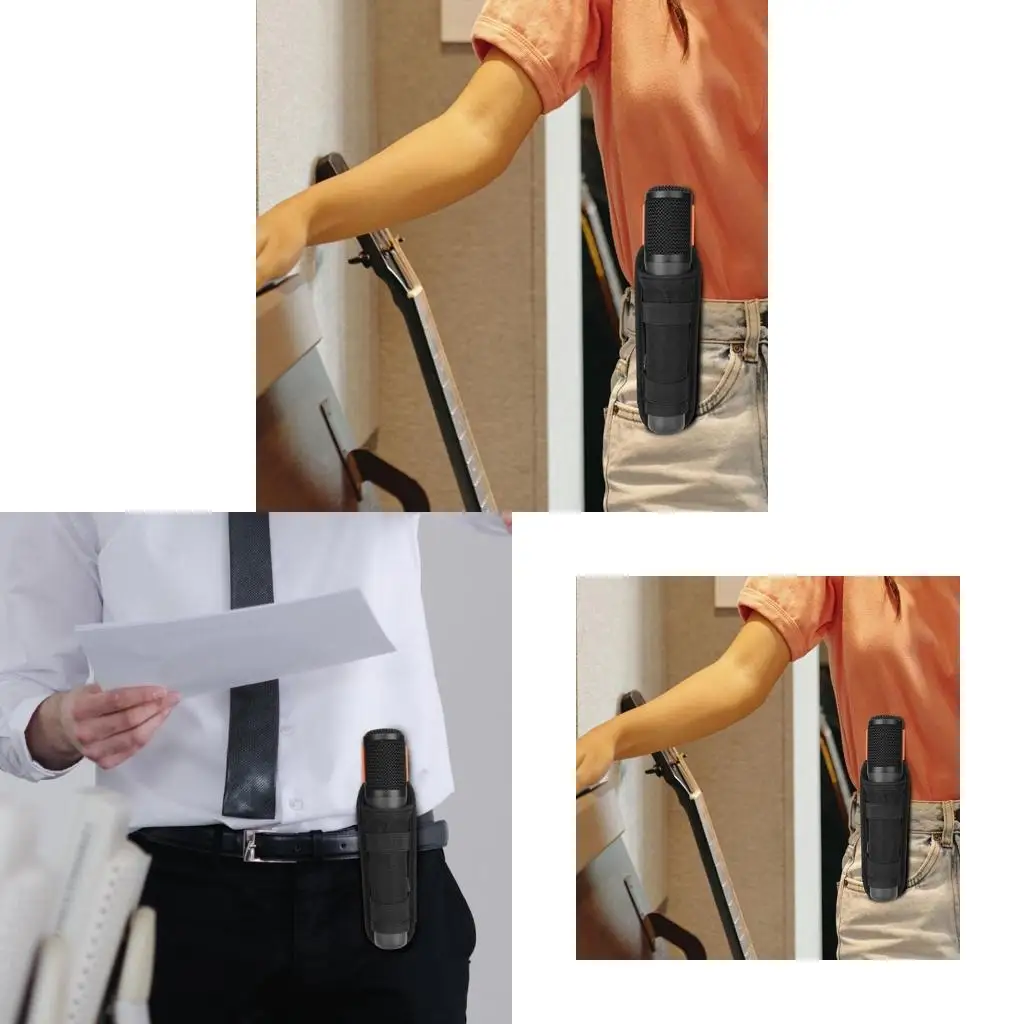  Travel Wireless Mic Protective Sleeve Case Bag Lightweight Design Multiple Size Compatibility Easy Carry