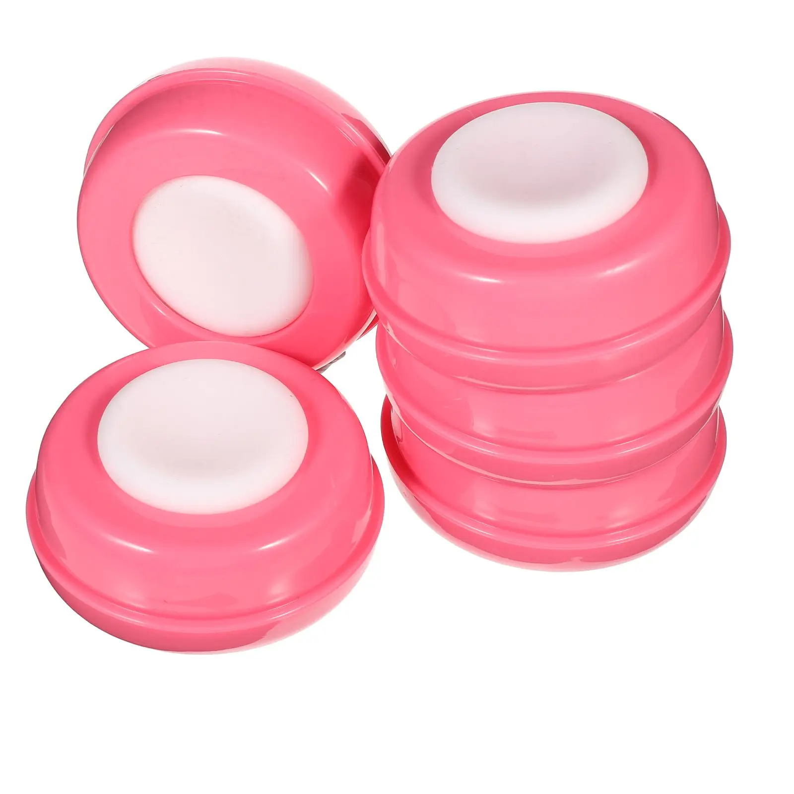 

5 Pcs Leakproof Sealing Discs Food Grade Silicone Milk Bottle Lids for Wide Neck Storage Pink Caps Baby Bottle Accessories Glass