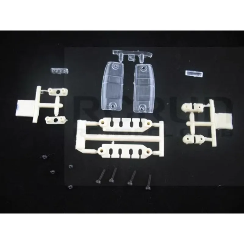 

Plastic Car Shell Rear Box Lamp Cup+lamp Panel Assembly for 1/10 RC Crawler Car AXIAL SCX10 II 90046 VS4 JIMNY DIY Accessories