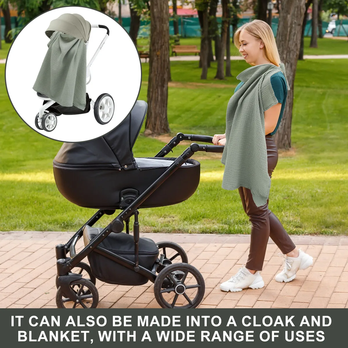 Nursing Cover Breathable Privacy Nursing Covers Soft Comfortable Cotton Breastfeeding Cover Lightweight Mother Nursing Cloth