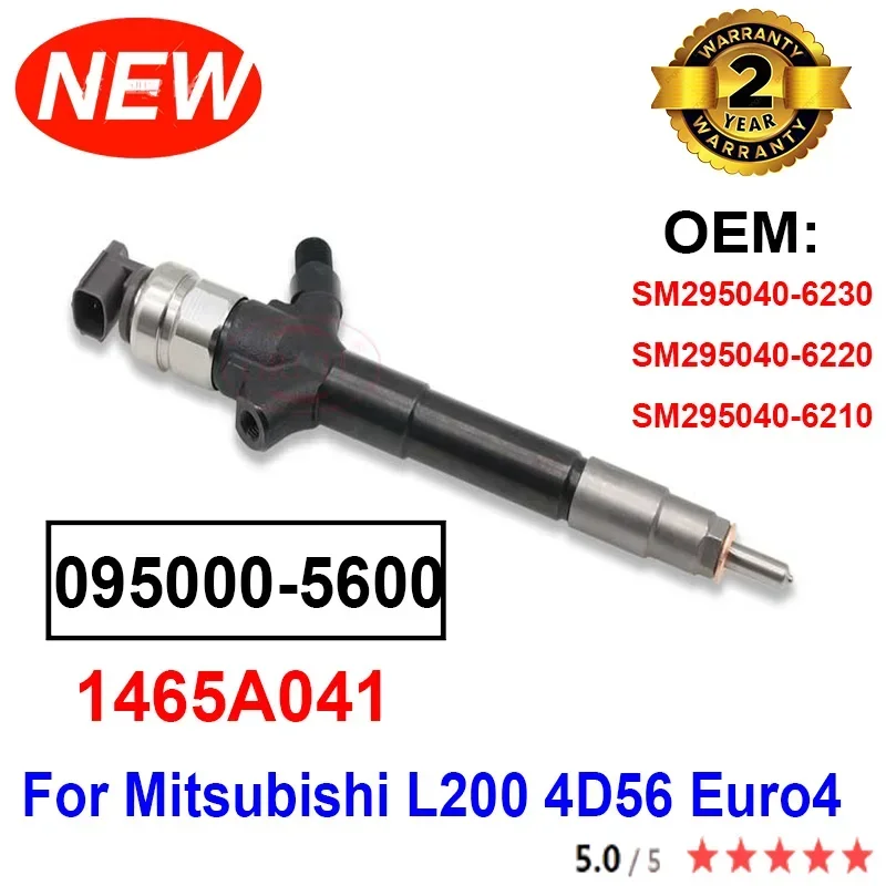 100％ NEW Nozzle 1465A041 095000-5600 For Mitsubishi L200 4D56 Engine Diesel Common Rail Fuel Injector 1465a041