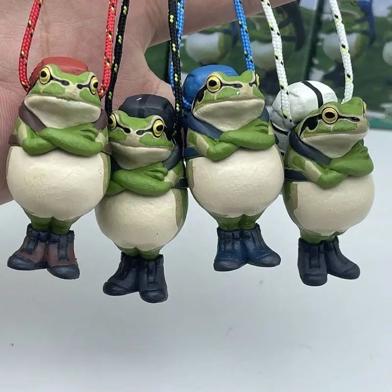 

Safe Return Of Tree Frog In Stock New Color Blind Box Travel Frog Forest Workshop Cute Backpack Small Pendant Birthday Gift