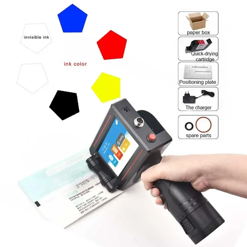 New All Surfaces Printing Portable Printer Mini Handheld Inkjet Printers Carton Logo Maker Logo Design Handheld Printer