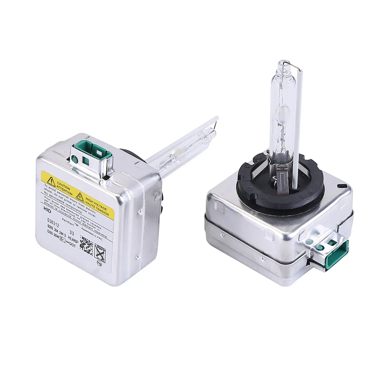 2Pcs D3S Xenon Bulb 6000K 35W 85V HID Headlight Bulbs D3S Xenon Headlight Replacement Super Light IP68 Waterproof