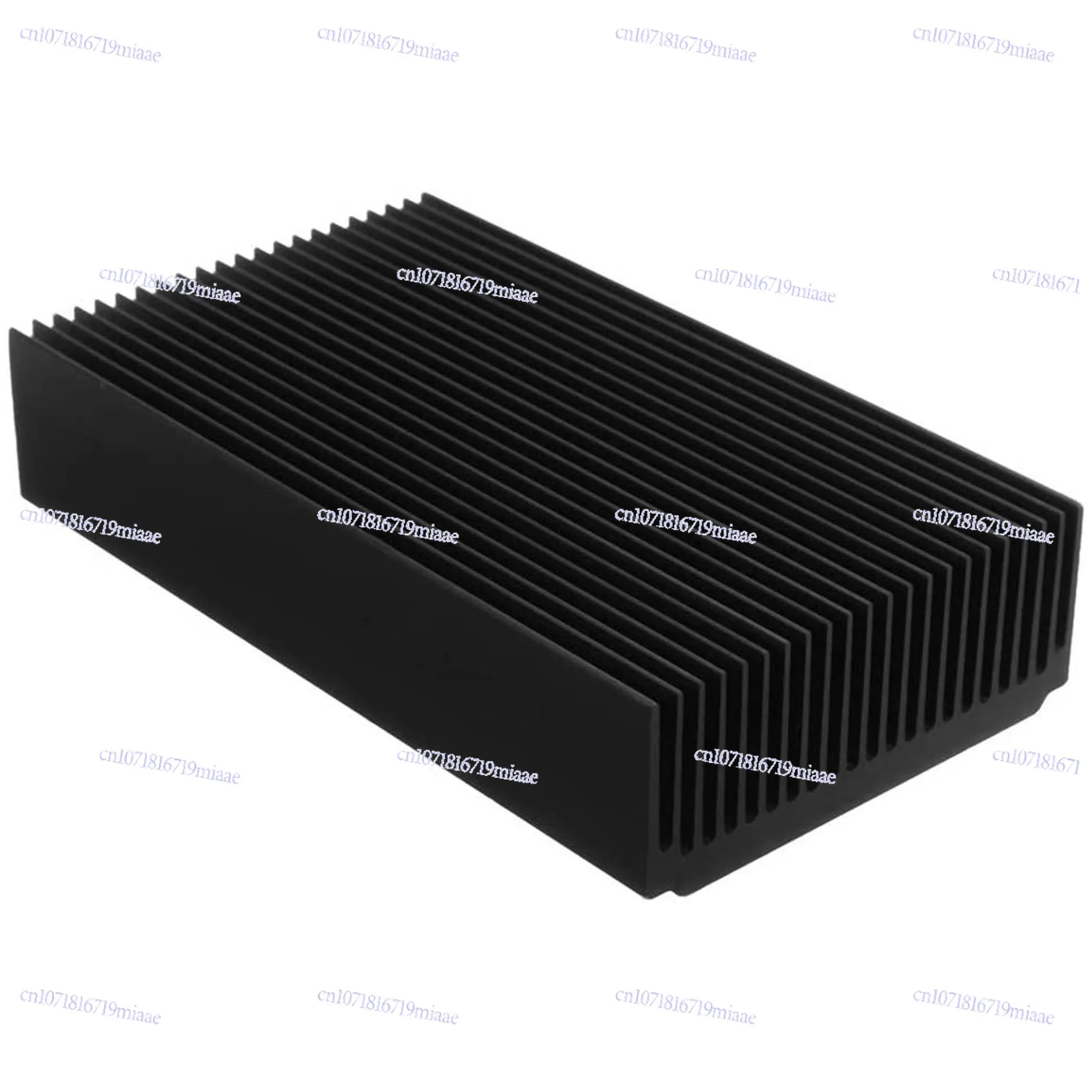 4.72 X 2.72  1.06 Inch /120  69 27 Mm  Aluminum Large Heatsink Heat Sink Cooling Black Oxide Radiator 22 Fin