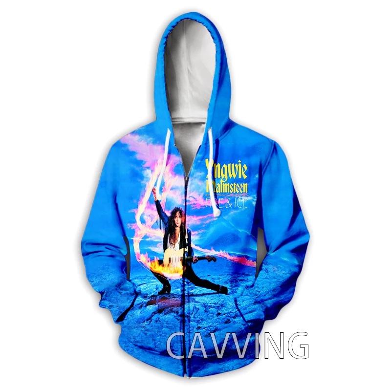 New Fashion 3D Print  Yngwie-Malmsteen  Zipper Hoodies Zip Up Hooded Sweatshirts Harajuku Hoodie Hip Hop  Hoodies Sweatshirts