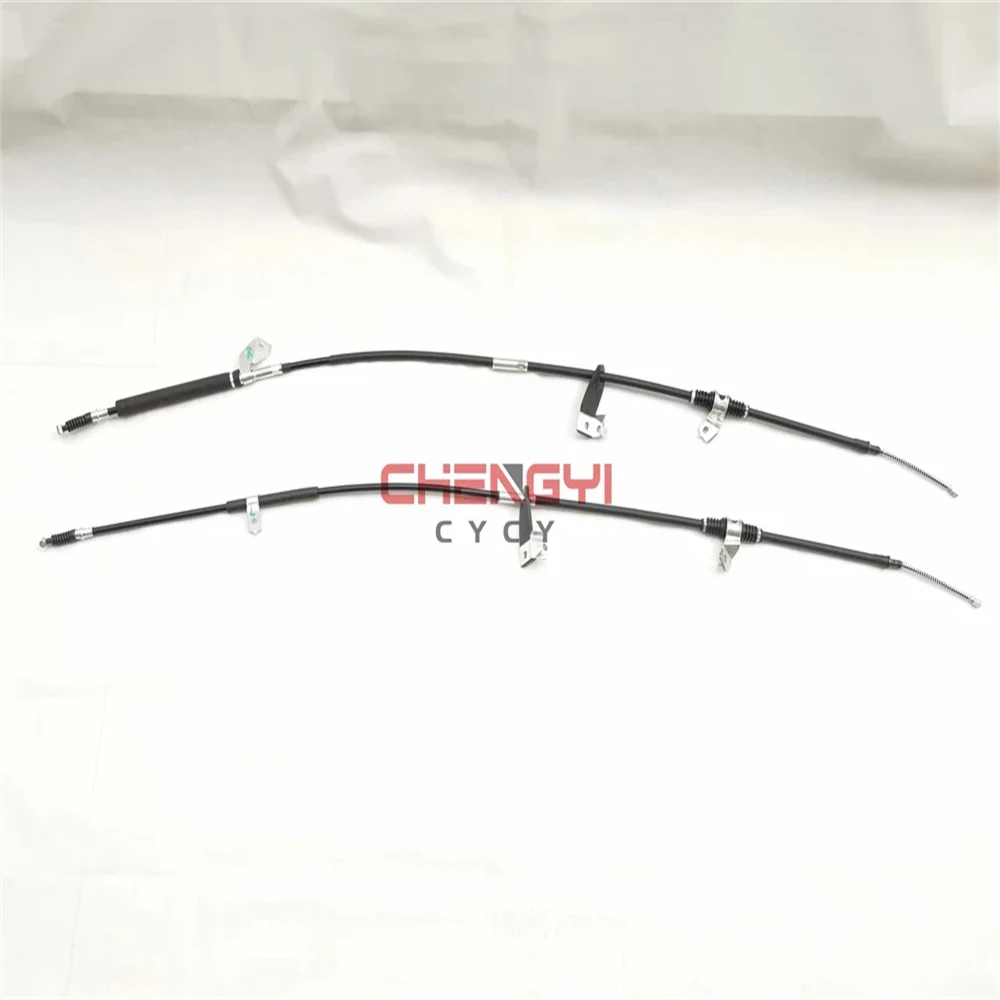 A Pair Rear Brake Cable Handbrake Pull Line For Pajero Montero V43W V44W V45W V46W Disc Brake MB928190 MB928191