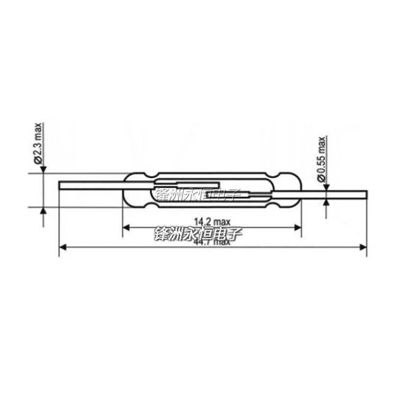 20Pcs MKA07101 1.8*7 MKA10110 1.8*10mm MKA14103 2*14 RI-70 1.8*7mm RI-80 Reed switch Normally Open Magnetic switch For RMCIP JSC