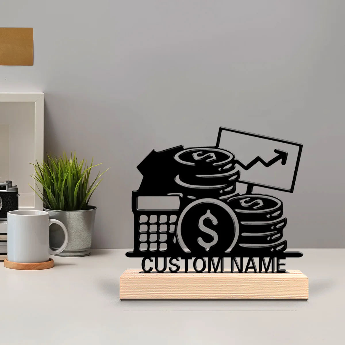 1 قطعة تماثيل معدنية مخصصة للمياه الاقتصادية مع موضوع الذكور سطح المكتب الديكور ومساحة المكتب