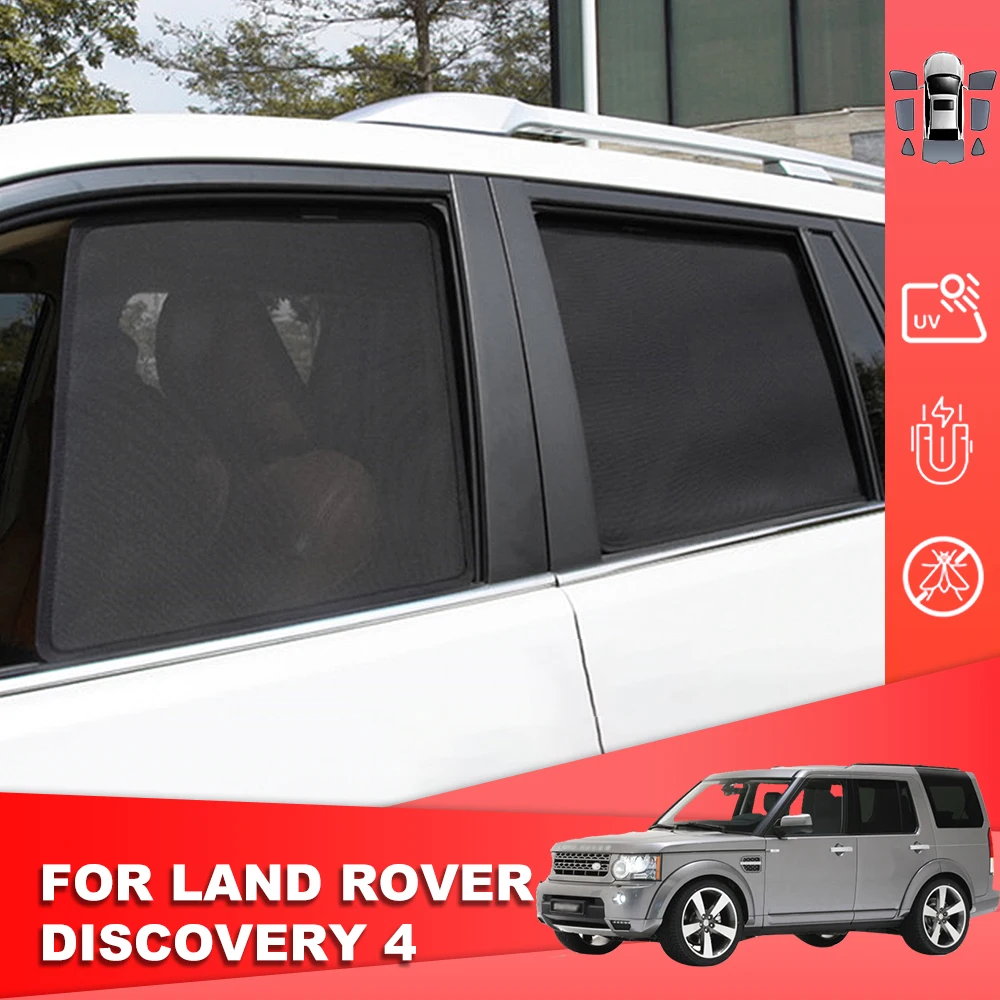 

For Land Rover Discovery 4 LR4 2009-2016 Magnetic Car Sunshade Shield Front Windshield Curtain Rear Side Baby Window Sun Shade