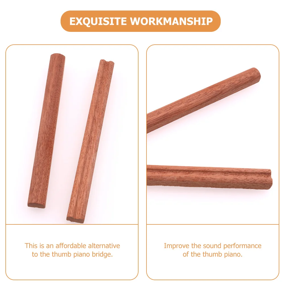 

2 set Wood Kalimba Bridge Replacement 17-Key Professional Thumb Piano Bridge Diy Wooden Instrument Accessory For Kalimba Parts