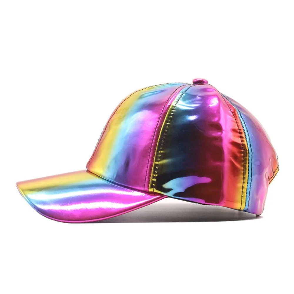 Fashion Rainbow Color Changing Hat Men Hip-hop Baseball Cap for Women Cap Back To The Future Prop Bigbang Baseball Cap