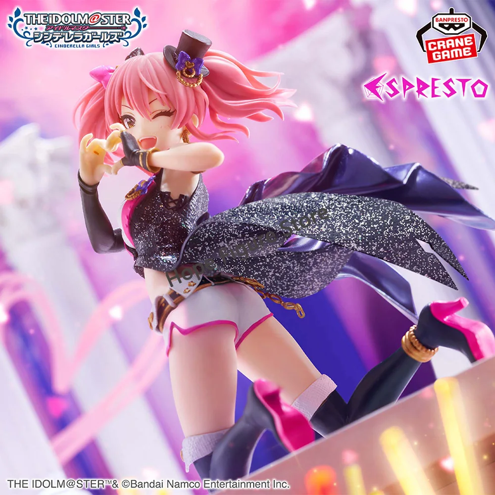 

In Stock Original BANPRESTO ESPRESTO THE IDOLM@STER Effect and glitter dress Mika Jougasaki Figure Anime Model Genuine Boxed Toy
