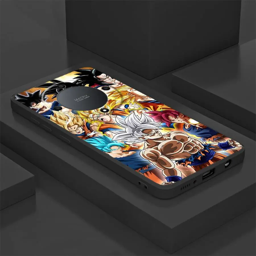 لعبة دراغون بول سوبر سون جوكو غطاء هاتف ناعم أسود لهاتف Honor 70 90X5b Magic5Lite X9a 8X X8 X7 200 400 Lite X6 #4