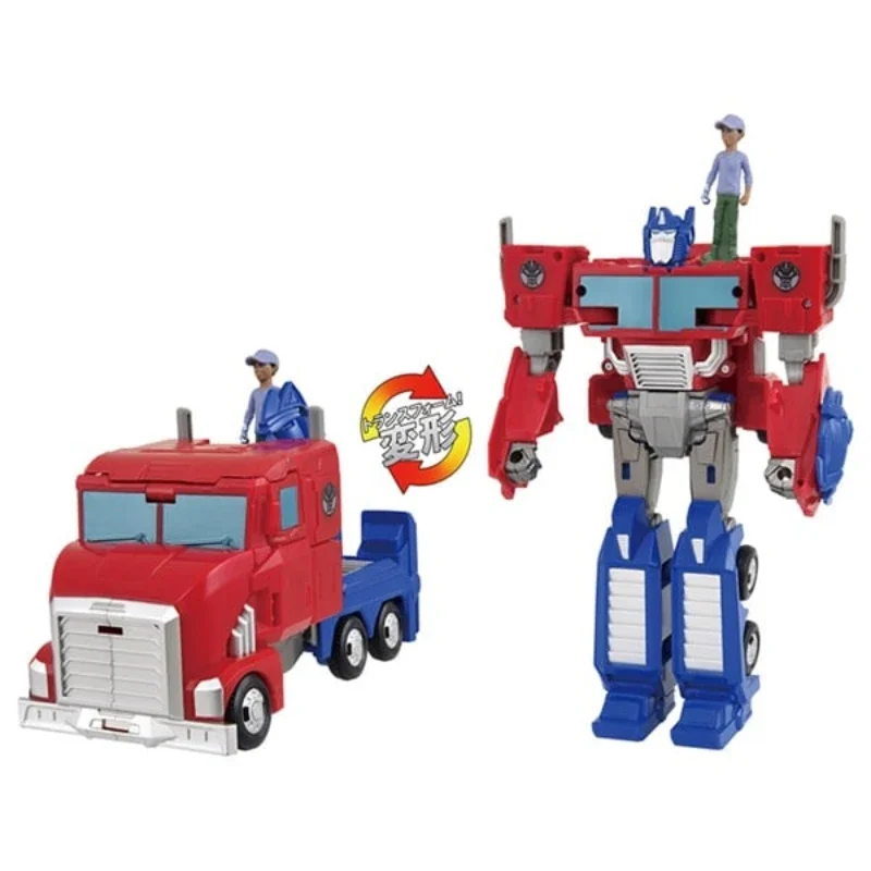 TOMY Tomica Transformation ของเล่น Earthfire ESC-01 OP และ Robbie KO ของเล่นญี่ปุ่นรุ่นคอลเลกชันของขวัญเคลื่อนย้ายตุ๊กตา