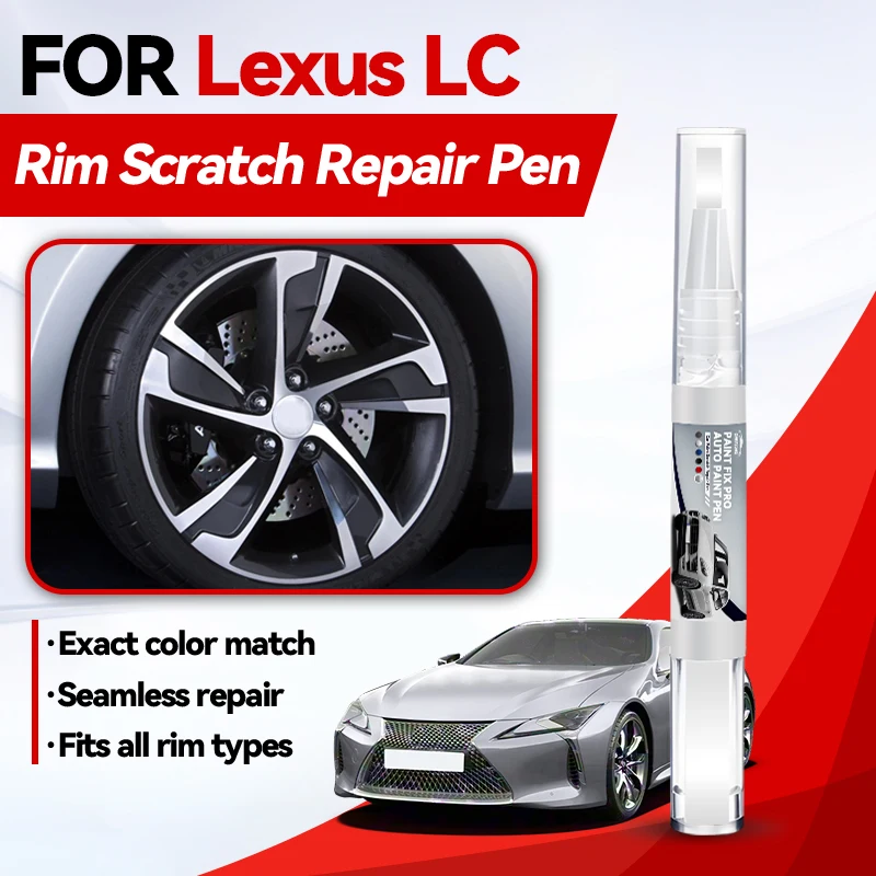 

Набор для быстрого и простого ремонта царапин на колесных дисках Lexus LC: краска для ремонта дисков, инструмент для восстановления цвета обода автомобиля, модель 2026 года