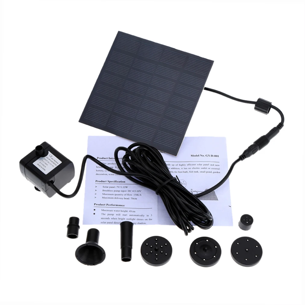 Decdeal Solar Powered Water Pump view 3