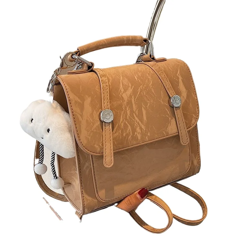 High-end Sense Niche Backpack Bag New Fashion Crossbody Bag Female Ins Style All Matching Shoulder Bag High Appearance Level