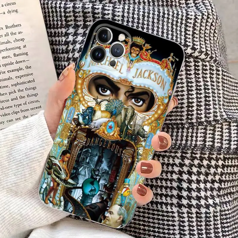 Michael Jackson Hot Singer Phone Case Silicone Soft for iphone 14 13 12 11 Pro Mini XS MAX 8 7 6 Plus X XS XR Cover