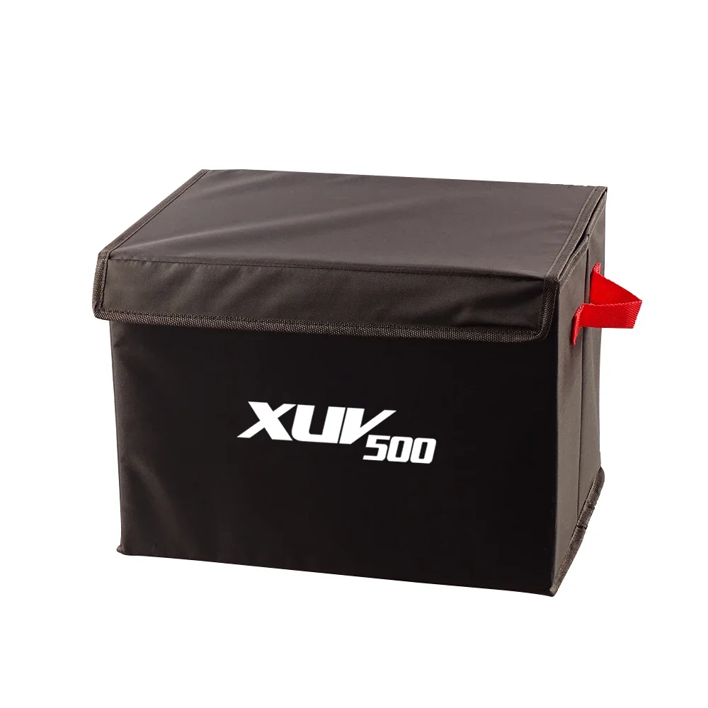 For Mahindra E VERITO KUV100 ROXOR SCORPIO THAR XUV500 XUV700 XUV300 Alturas Neo Marazzo Car Trunk Folding Organizer Storage Box