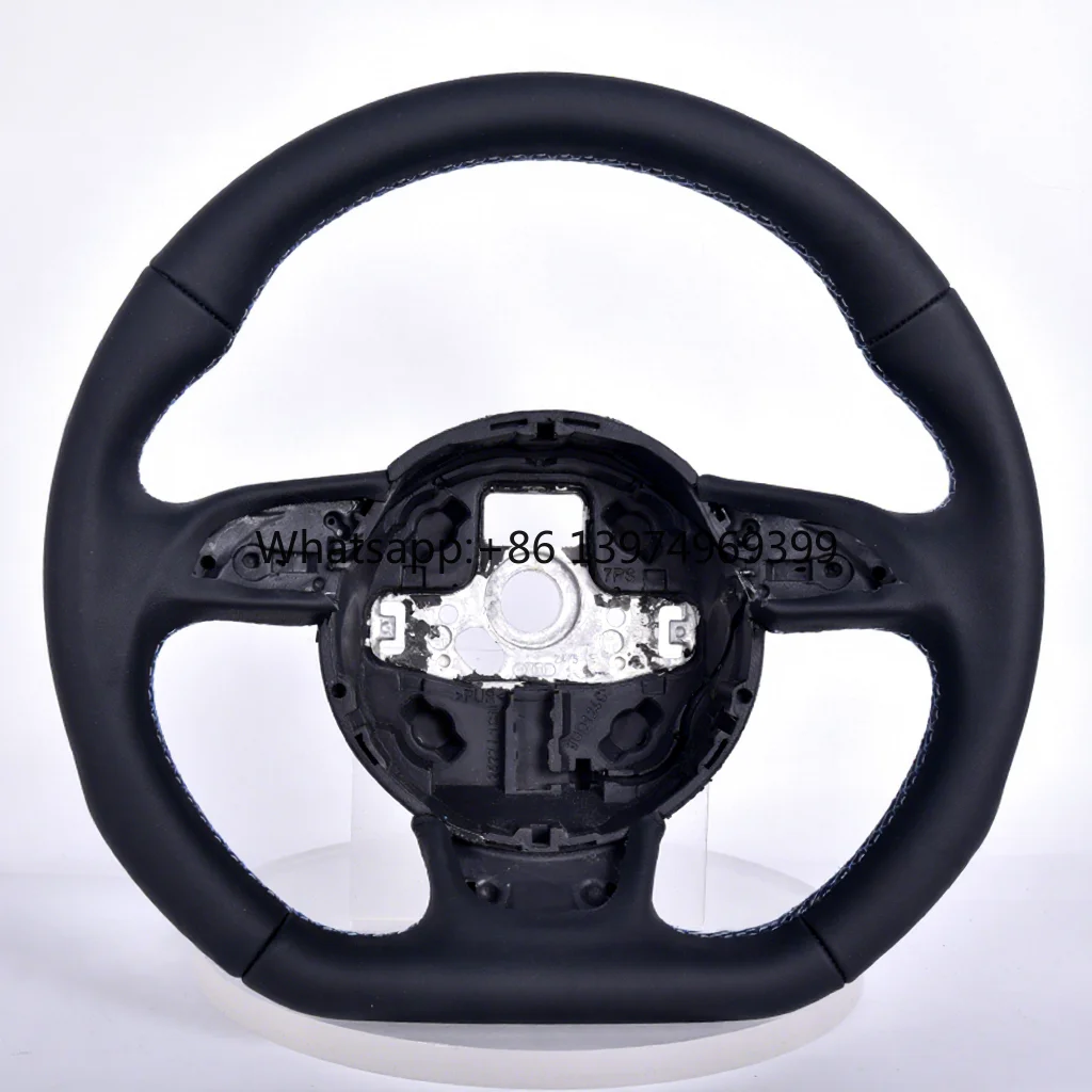 Customized Leather Steering Wheel for Audi RS3 8Y S3 8P RSQ8 A1 8X RS4 B8 SQ8 B8.5 Q5 A3 A4 A5