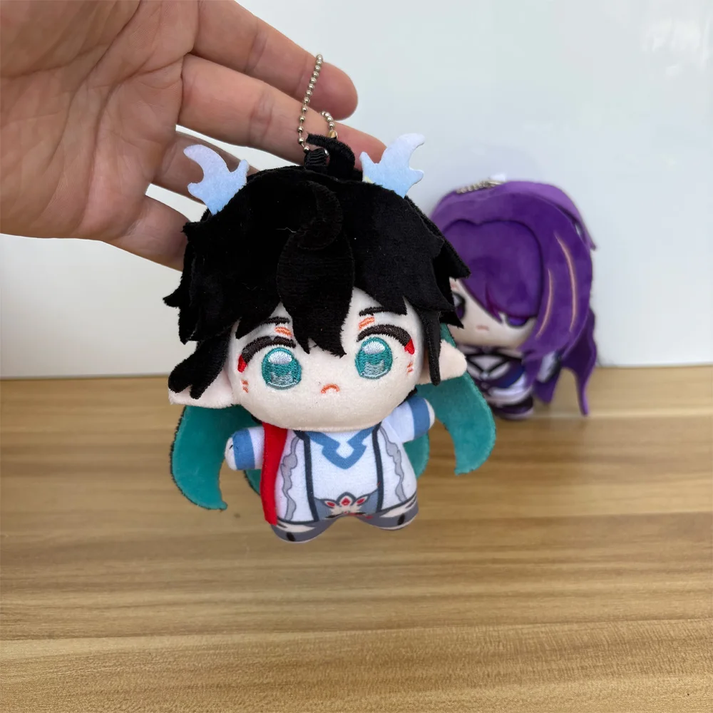 

Super Cute 10cm Honkai Star Rail Anime Game DanHeng / Acheron Plush Toy Raiden Bosenmori Mei Keychain Pendant Decor Plushie Doll