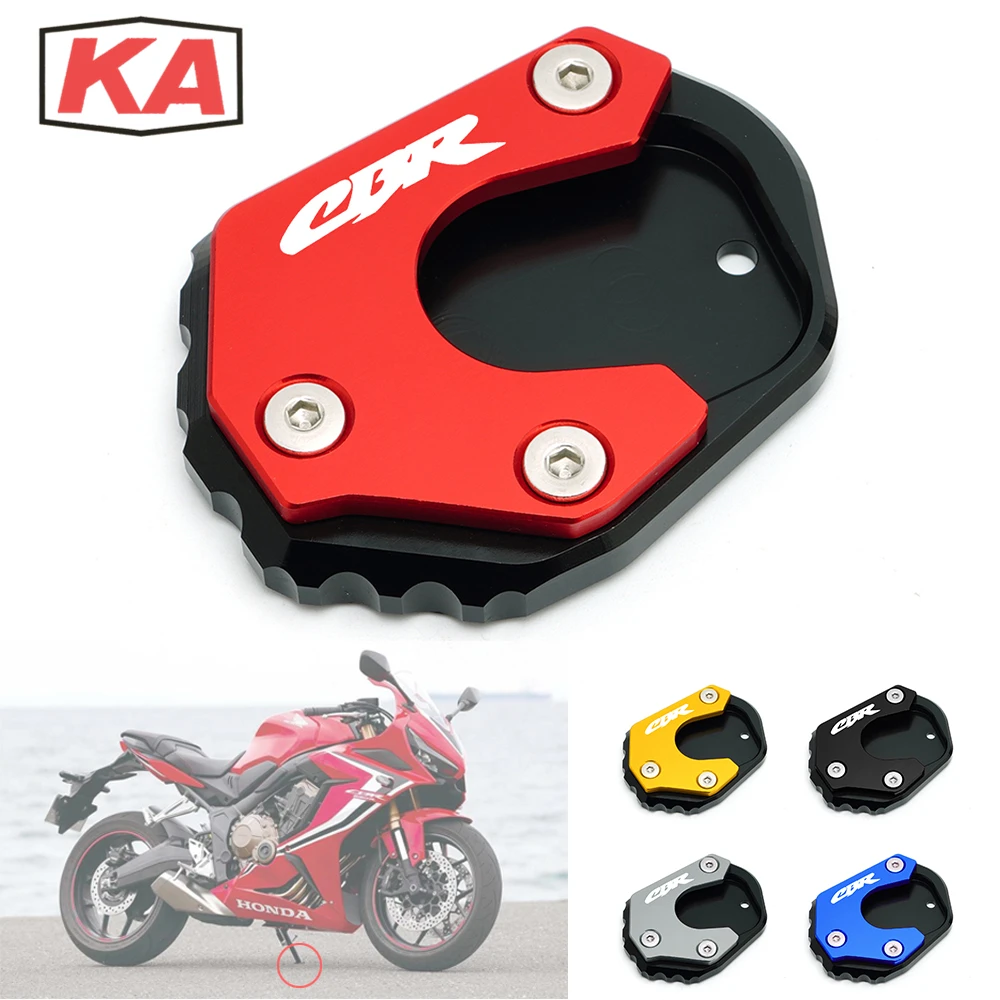 

For Honda Cbr650r Cbr650f Cbr500r Cbr 650R 650F 500R Moto Kickstand Enlarger Foot Side Stand Extend Enlarge Pad Plate