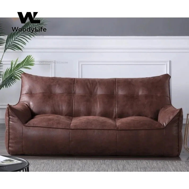 Vintage Lazy Sofa Single Small Sleeping Sofa