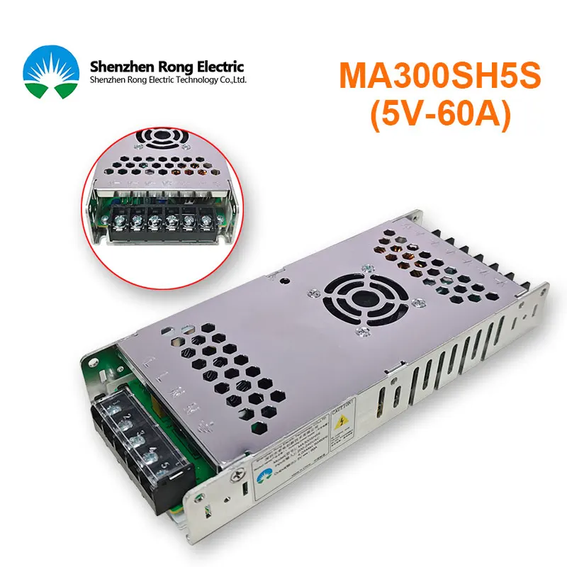 Rong-Electric MA300SH5S 5V 60A 300W LED Display Power Supply