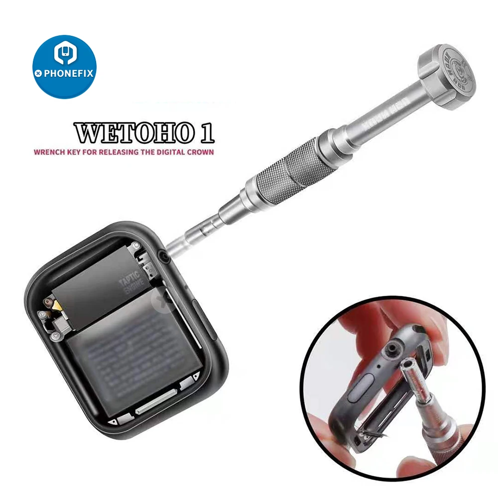 Iw-opener kit 6 em 1 ferramentas de abertura de reparo de relógio & kits conjunto para iwatch s1/s2/s3/s4/s5/se ferramenta de abridor de substituição de tela de bateria