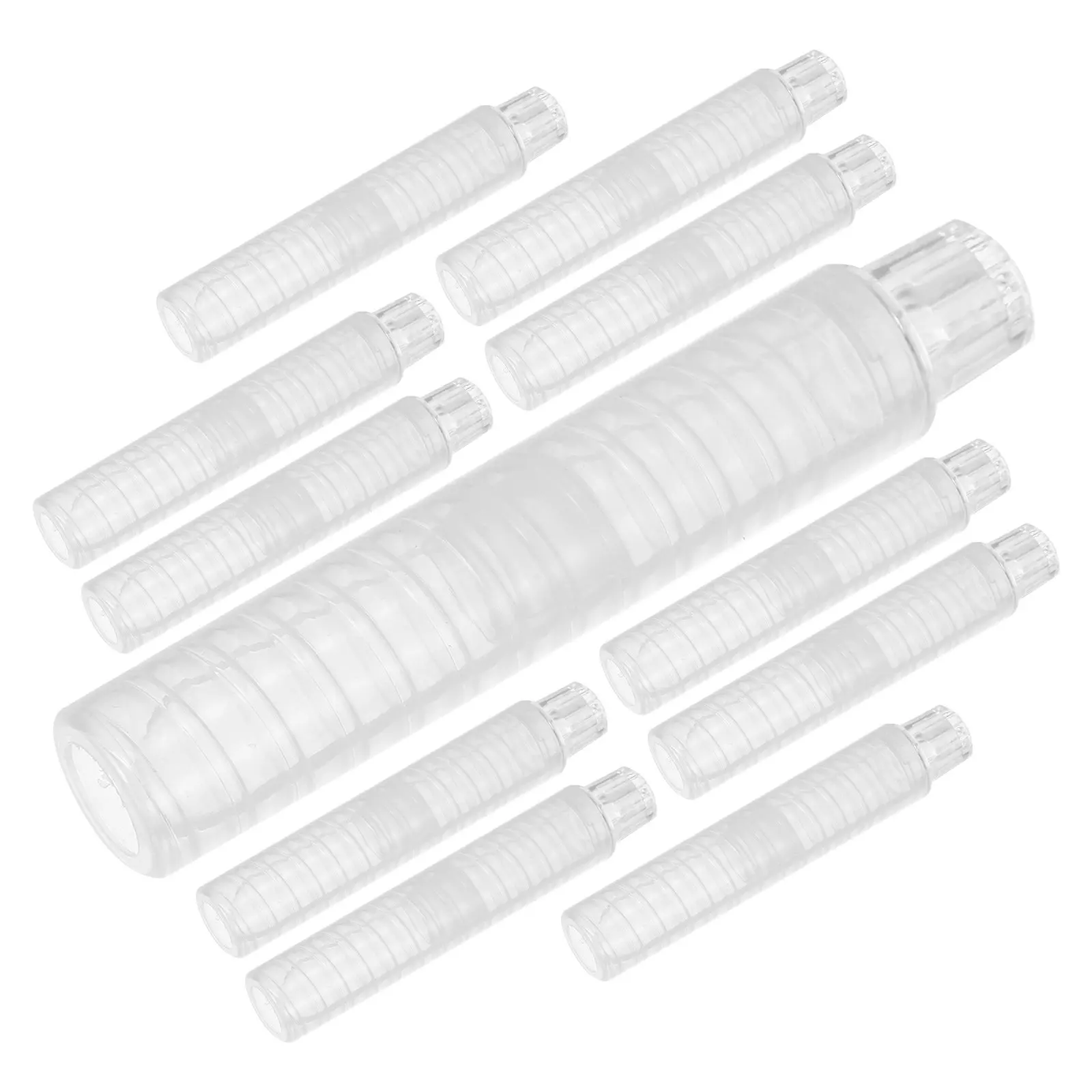 

12Pcs Rotating Plastic Chalk Holder Chalk Clamp Classroom Clip Convenient Comfortable School Use Graffiti Pen Clamp