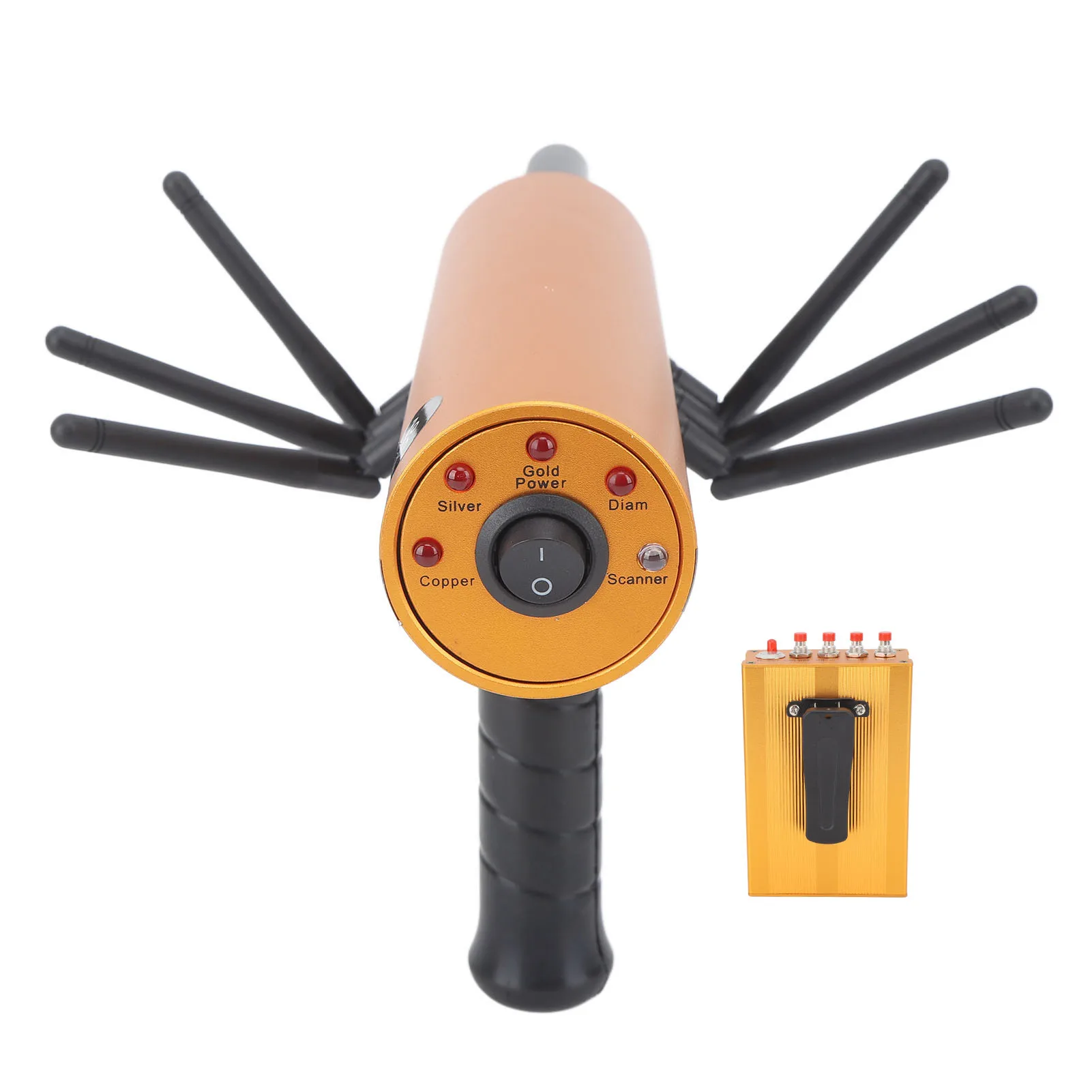 Metal Finder AKS Metal Detector Metal Pinpointer 30m Depth 1200m Range 6 Antenna Accurate Finding Gold Detector Metal Detector