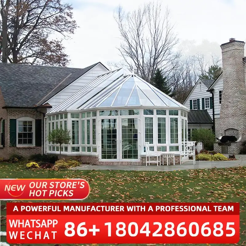 

Free Standing Aluminium Glass Welllit Energyefficient Solarium Veranda for Sale in Sunny Outdoor Courtyard and Garden Areas sunr